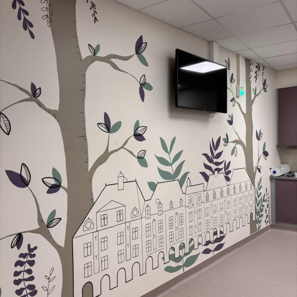 Fresque murale place Ducale Charleville