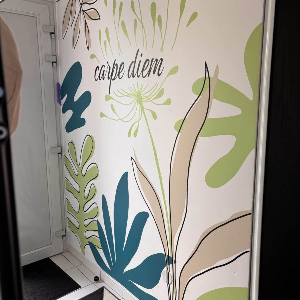 Fresque murale Carpe Diem